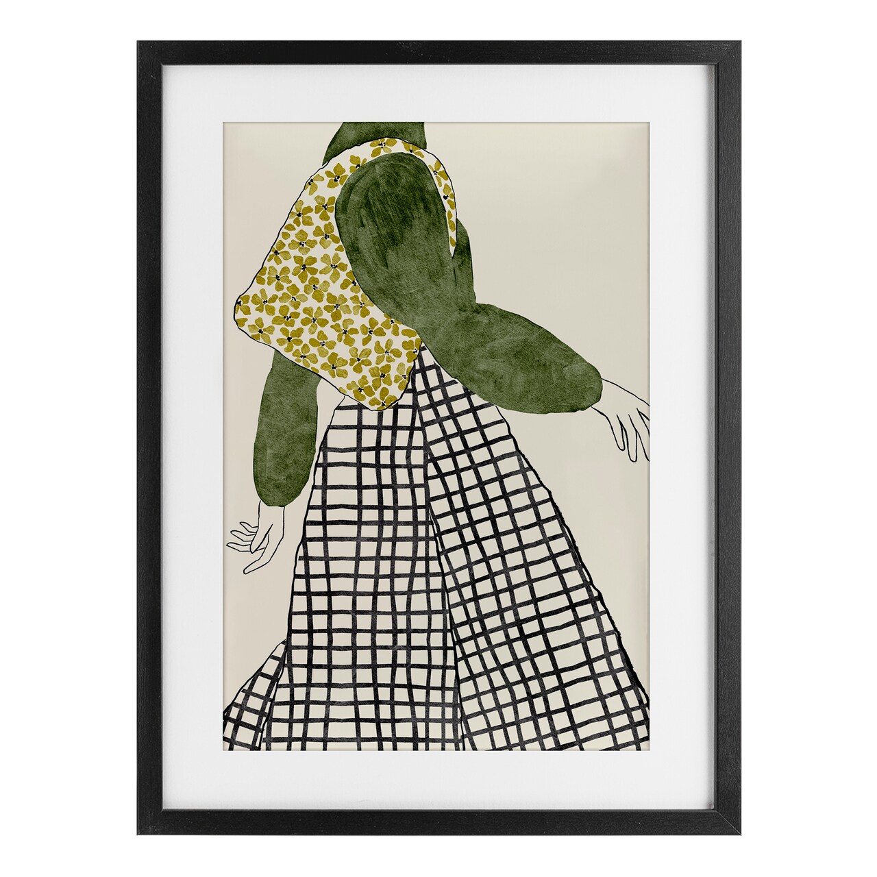 Stupell Industries Minimal Fashion Outfit Framed Print Under Glass, design by JJ Design House LLC